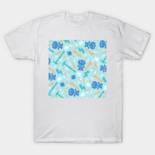 Young Engineer Pastel Pattern T-Shirt